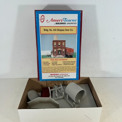 Buildings Unlimited Ameri-Towne O Scale 442 Skippey Gear Co Plastic Model Kit