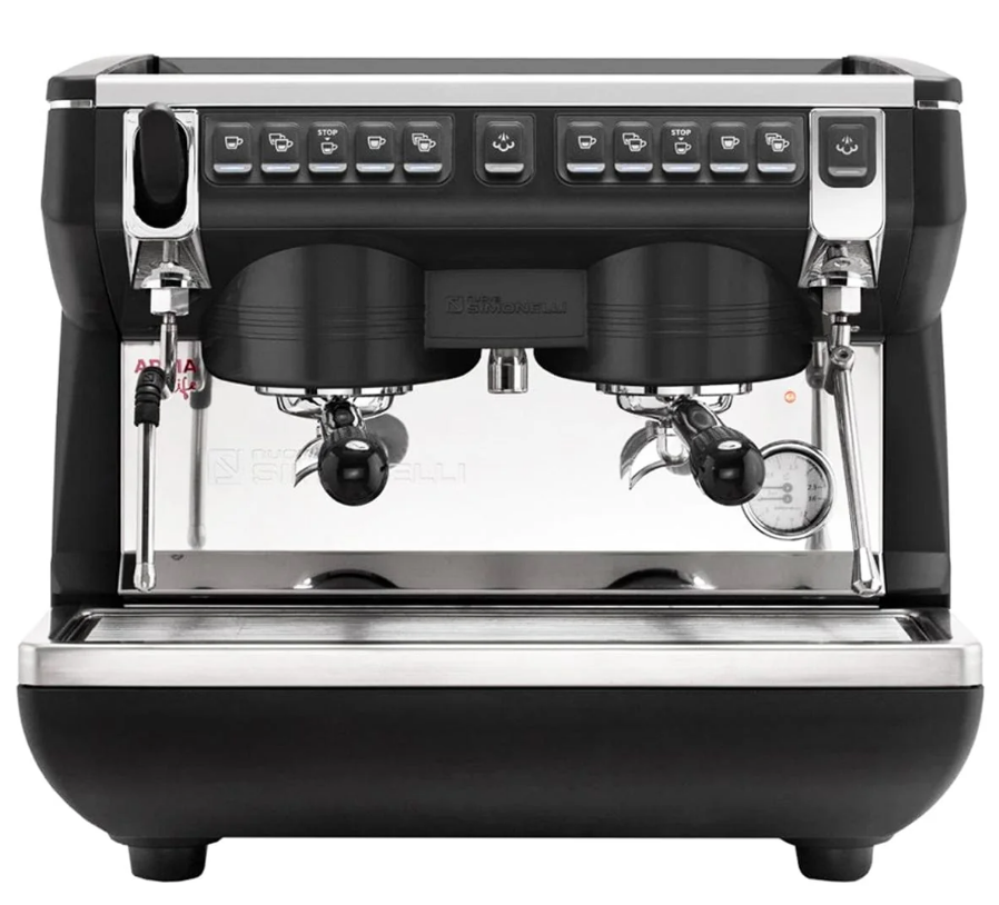 Nuova Simonelli Appia Life 2 Group Compact Volumetric Black NEW