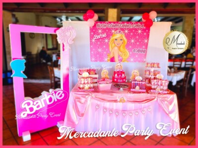 Compleanno Tavolo Barbie Fai Da Te Palloncini Barbie 46 Pezzi