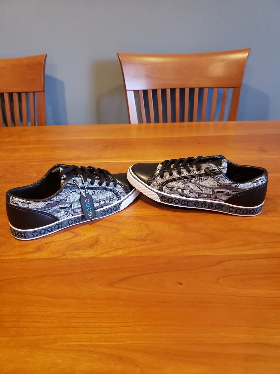 Coogi CW1005 Black/black Denim Fabric Womens Size 8 Sneakers Shoes. | eBay