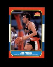 1986-87 Fleer #85 Jim Paxson MINT Blazers Break