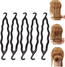 Twist Holder Clip Magic Roll Bun Hair Twist Braid Tool (Pack of 20 )
