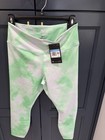 Nike Dri-FIT Nike One Mid Rise Cropped Leggings Tie Dye Green/White M — photo 1