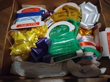 Vintage box of bows Including Bow Maker