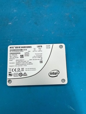 Intel DC S4500 1.92TB SATA SSD | 99% Life | SSDSC2KB019T7