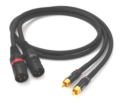 SOMMER CABLE Sommercable -Galileo- HighEnd Adapterkabel - Cinch auf XLR-Stecker - OFC