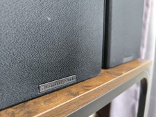 Cambridge Audio S30 Bookshelf Speakers - Black- with grills