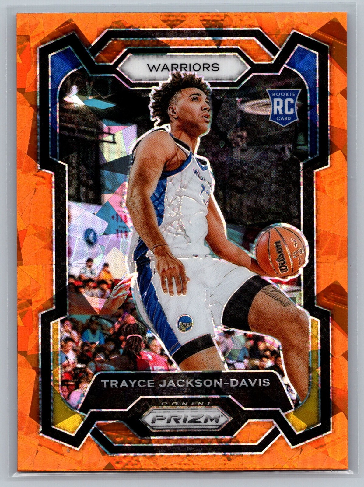 2023 Prizm Trayce Jackson-Davis #148 ROOKIE RC Orange Ice Prizm