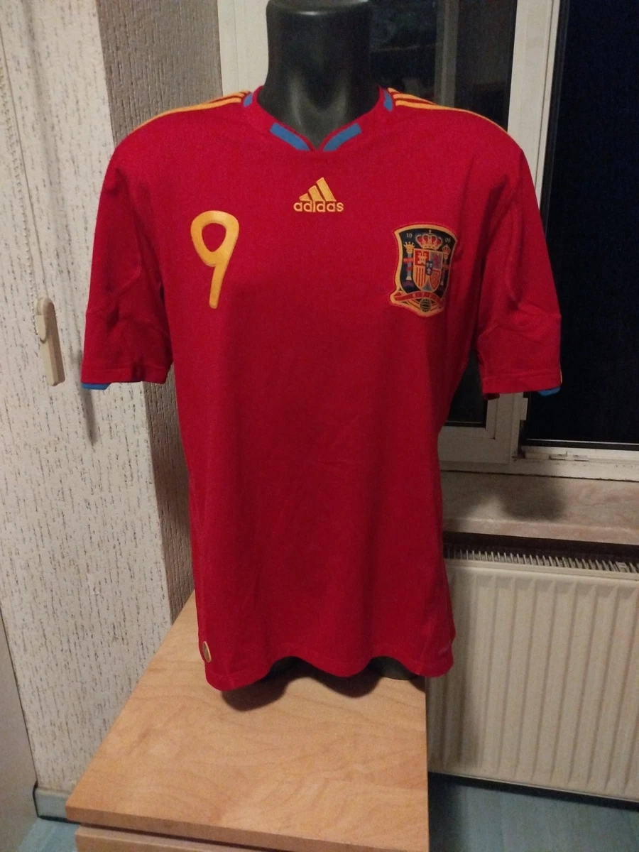 Maillot Espagne #9 Fernando Torres 2005 - Domicile Rouge - Taille M - Occasion