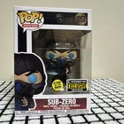 Funko Pop Mortal Kombat Sub Zero Glow in Dark Entertainment Earth Exclusive#1057