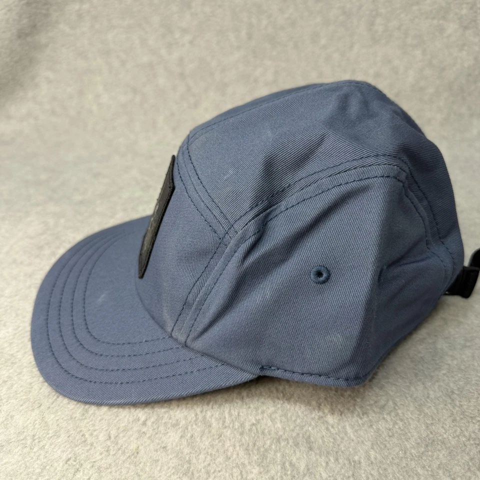 Smartwool Sombrero Gorra Correa Trasera Para Hombre Azul Vellón Forrado Logo Parche Exterior Informal Foto 4 de 4