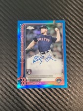 2025 Topps Chrome Blue Refractor Auto /150 Bailey Horn RC RA-BHO Red Sox 