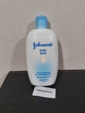 Johnson's Baby Bath, soap free, hypoallergenic 15 oz discontinued, blue bottle