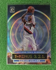 2019-20 Panini Donruss Optic - T-Minus 3, 2, 1 Damian Lillard #7 Holo Prizm