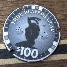 $100 Personal Casino Chip Sample Advertising Players Only True Players Gear Notc