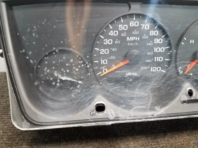 Dodge 2003-05 grupo de velocímetro de neón sin tacómetro *119 k millas* Foto 2 de 4