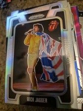 2025 Panini Prizm The Rolling Stones Silver Prizm #1 Mick Jagger 
