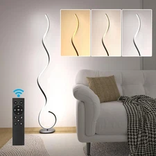 Spiral Floor Lamp, Dimmable LED Floor Lamp with 3 Color Temperatures, Ultra B...