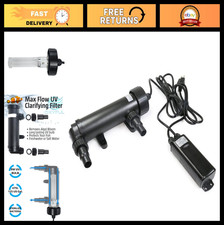 9W UV Light Clarifier Lamp for Aquarium Koi Pond Fish Tank - Non-Submersible Fil