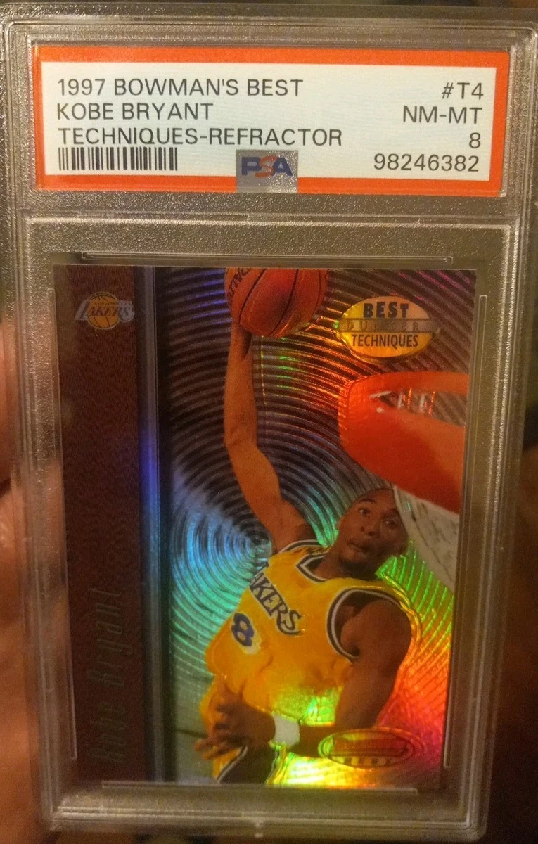 Bowman Kobe Bryant Basketball 1997-98 Season Sports Trading Cards