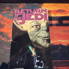 Return of the Jedi (VHS,1995) Star Wars Saga Sci Fi Adventure Lucas film Movie