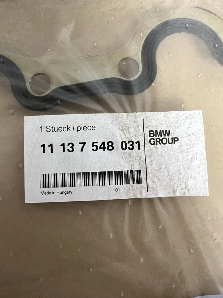 NUEVA JUNTA DE CÁRTER DE ACEITE ORIGINAL BMW N54 N52 E90 E92 E82 Z4 E60 11137548031 Foto 2 de 2