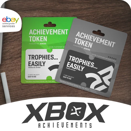 🟢 XBOX ACHIEVEMENTS UNLOCK TOKEN 100% GAME COMPLETION TROPHY GAMERSCORE