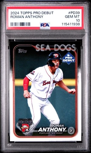 2024 Topps Pro Debut 🔥ROMAN ANTHONY🔥 RC Rookie PSA 10 💎 Gem Mint