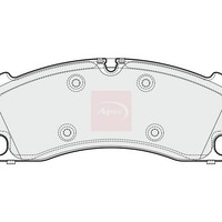 Apec BremsbeläGe Vorne FüR Porsche Boxster 981 2012-2016 Brembo (R90)