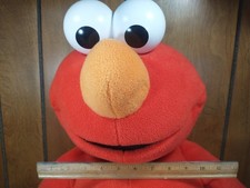 VINTAGE Sesame Street BIG BOOK ELMO JUMBO 30  Plush 2002 Fisher Price