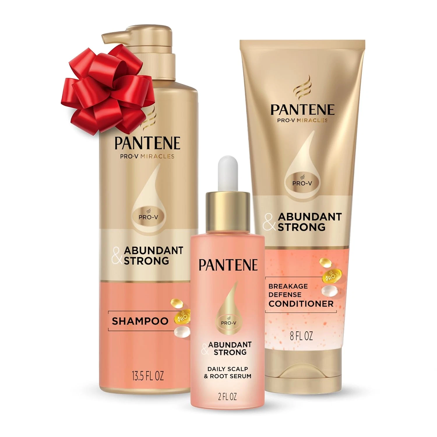 Abundant Strong Hair Loss Set Shampoo Conditioner Serum B5 Niacinamide Volume