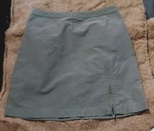 Girls Size 7 greenish Gray cotton mini skirt
