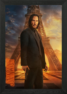 John Wick: Paris Chapter Gerahmtes Wandbild Poster Leinwanddruck Bild