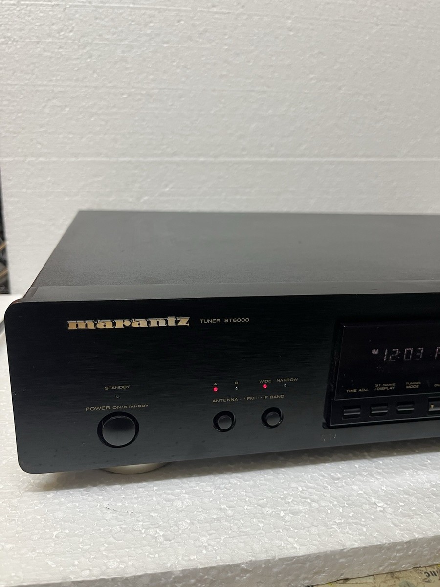 Marantz ST6000 Vintage AM/FM Stereo Tuner, No Remote Nice! | eBay