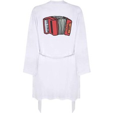 'Red Accordion' Adult Dressing Robe / Gown RO048369