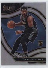 2020-21 Panini Select Courtside Silver Prizm Xavier Tillman #266 12ks