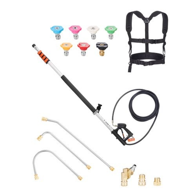 #ad Pressure Washer Telescoping Wand 24 ft 4000 psi Telescopic Spray Wand wit... $138.72