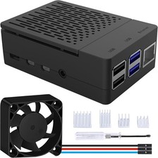 ABS Gehäuse Raspberry Pi 4 PWM Lüfter 4 Kü...