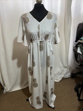 Plus Size Pineapple Dress XL