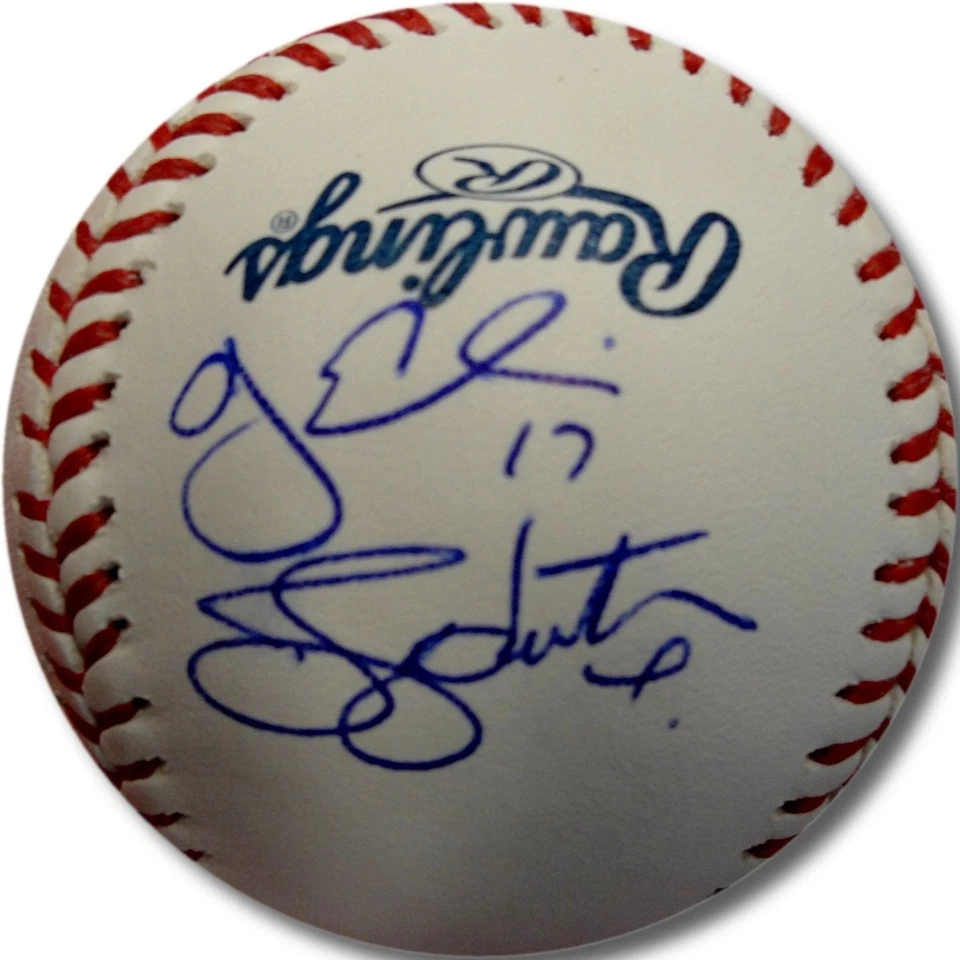 Kenley Jansen Hairston AJ Ellis  Rivera Guerra La Rosa 2012 Signed Dodger Ball - Image 3 of 4