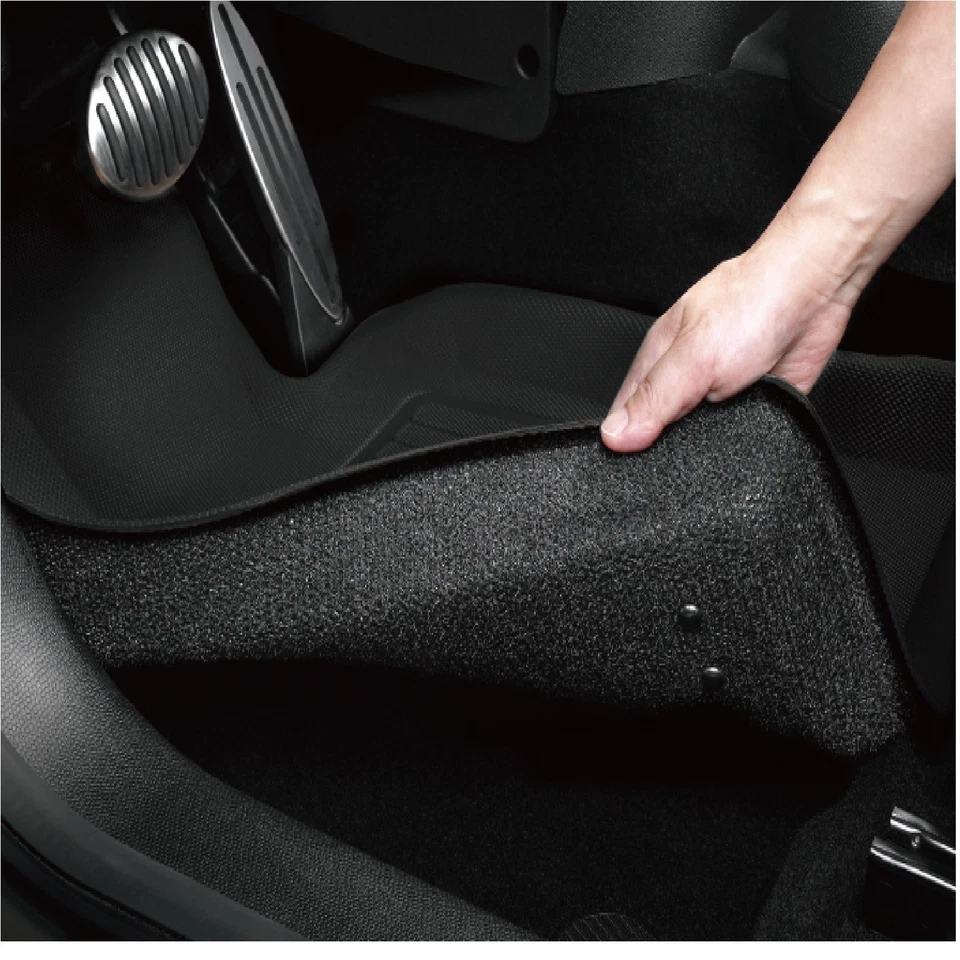 3D MAXpider Kagu Black 1st & 2nd Row Floor Liners for 06-11 BMW 3-Series Sedan Foto 2 de 4