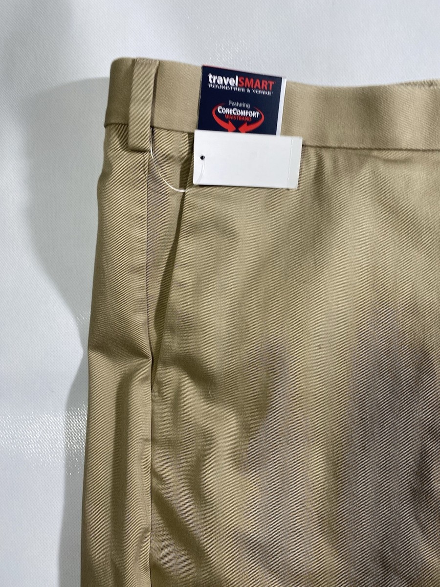 NEW- Big Mens 56 x 32 Roundtree & Yorke TravelSMART Pants NEW- Big Mens 56 x 32 Roundtree & Yorke TravelSMART Pants