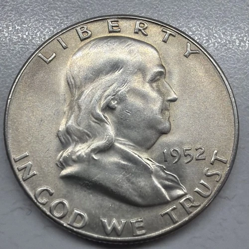 1952-S Franklin Half Dollar — photo from the most recent tracked eBay sale
