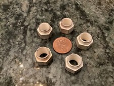 5 pieces 3/8-24 3/8 24 speciality self locking clinch hex nut 9/16 M60 military