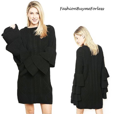 hippie sweater dress