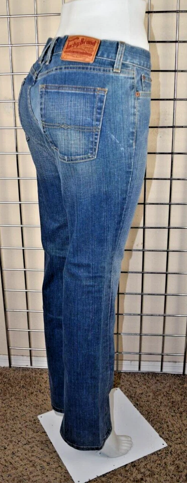 Jeans Vintage Lucky Brand 28 x 30 Talla 28 Años 90 Rider Azul Corte Bota Hechos en EE. UU. Foto 2 de 4