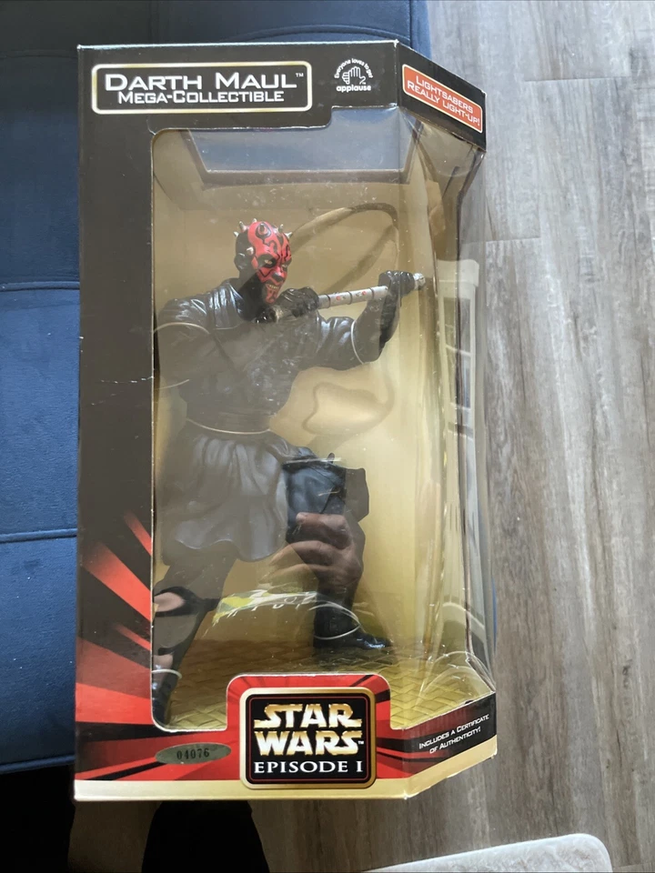Star Wars Episode 1 Mega Collectibles Darth Maul Unopened  - Image 2 of 4