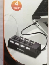 Xtreme Tech Type C Hub Concentrateur, 4 ports, USB 2.0 with Power Switches 