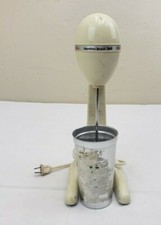 Vtg Beige Hamilton Beach Drink Master 2 speed Milkshake Malt Mixer Model 727 A9