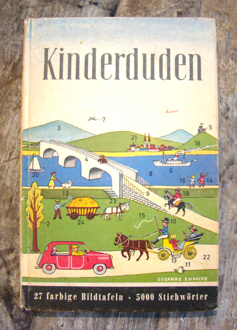 Kinderduden Mein Erster Duden ~1959~ Children's German Language